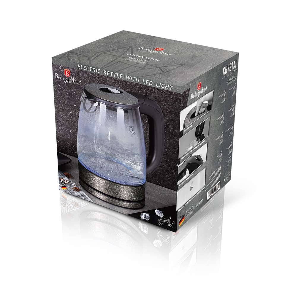 Electric Glass Kettle Berlinger Haus BH/9270 Crystal Collection
