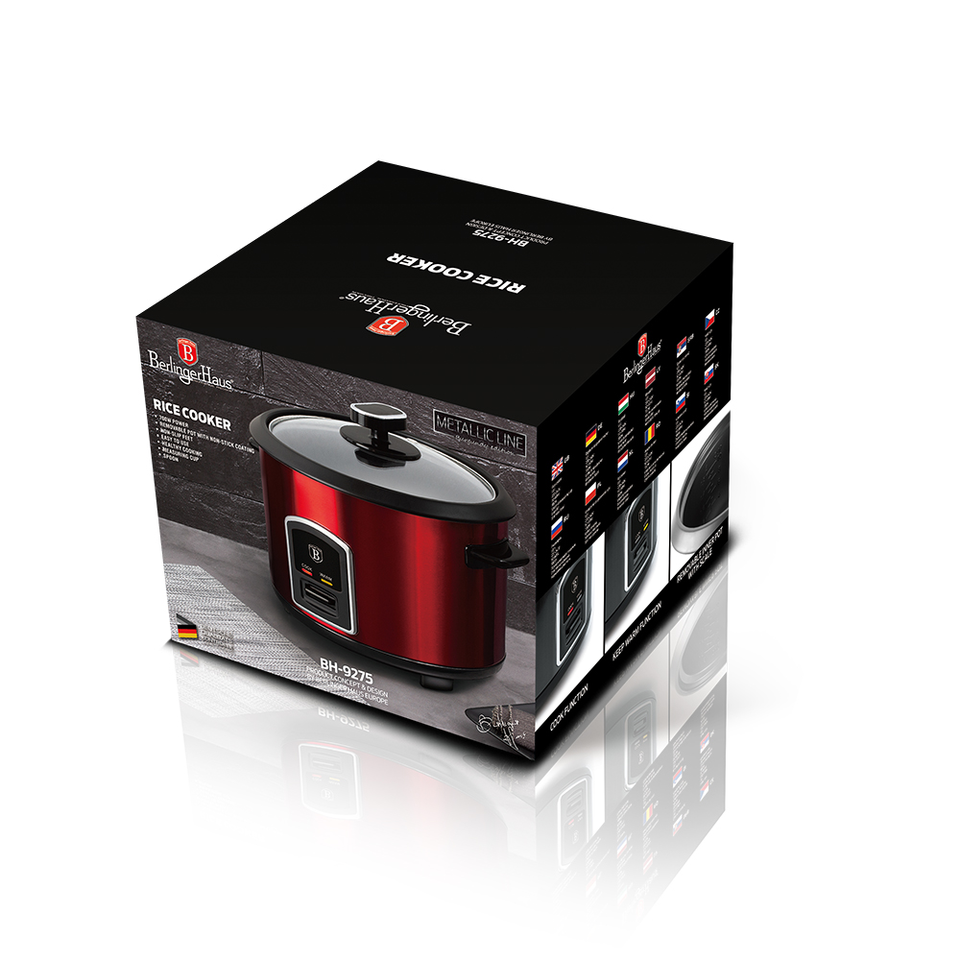 Electric rice cooker Berlinger Haus BH9275 Burgundy Collection