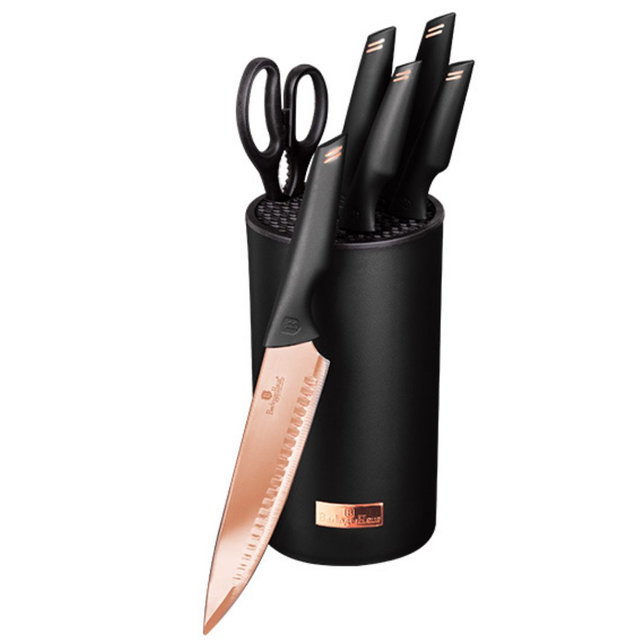 Kitchen Knife Set Berlinger Haus BH-2651 Black Rose Collection