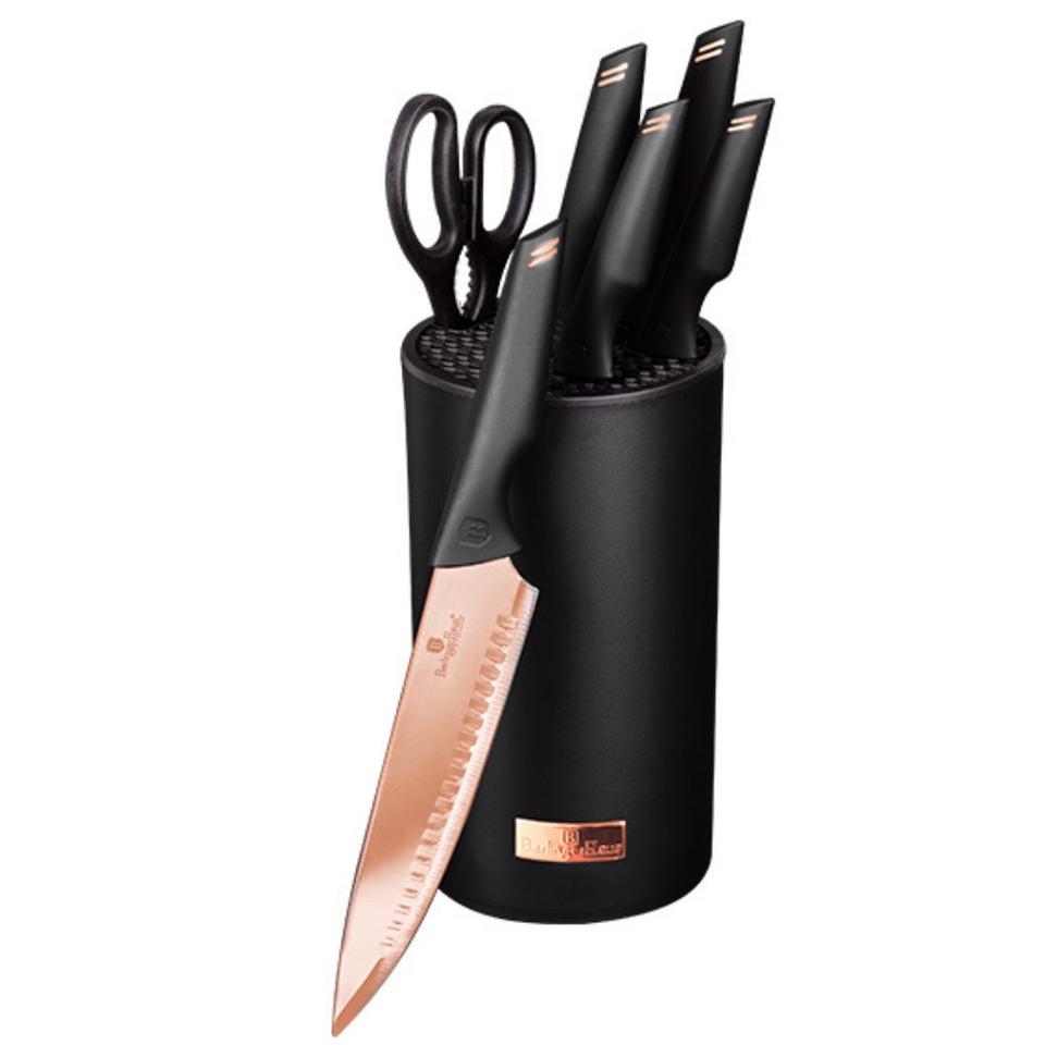 Kitchen Knife Set Berlinger Haus BH-2651 Black Rose Collection