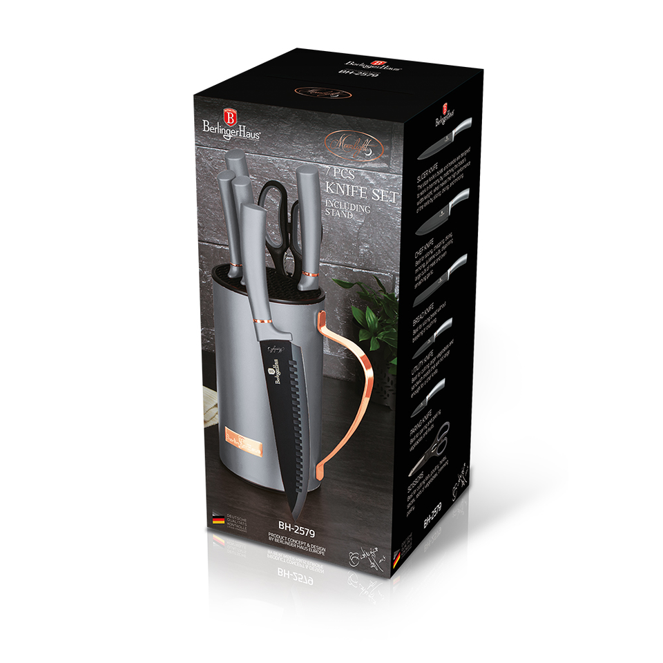 Kitchen Knife Set Berlinger Haus BH-2579 Moonligt Collection