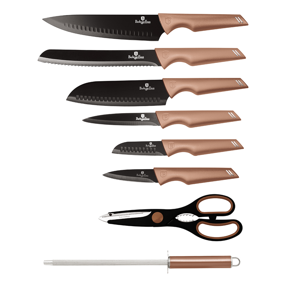 8-Piece Knife Set Berlinger Haus BH-2691 Rose Gold Collection