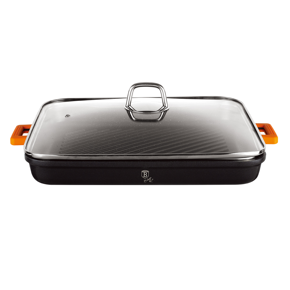 Square grill pan with lid, 34 cm,Berlinger Haus BH 1441  Diamond Line