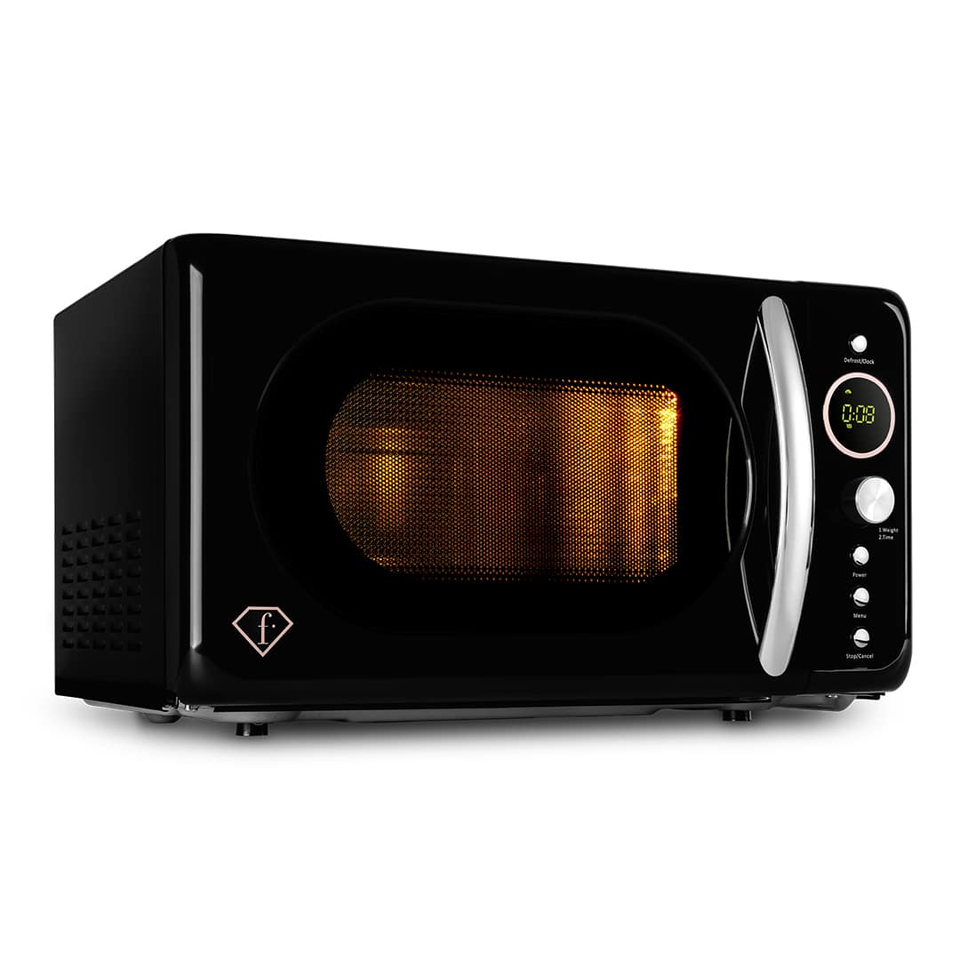 Digital Microwave Oven 20L – Black–Rose Gold | Fashion by Berlinger Haus | FTV0121
