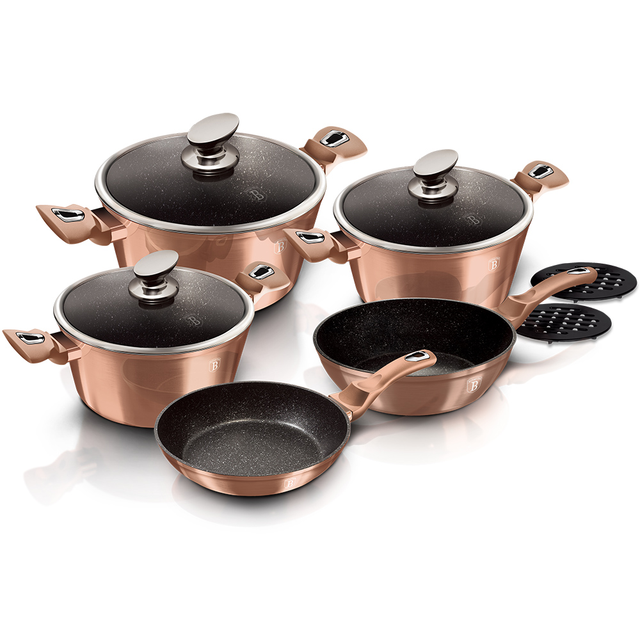 Induction-Compatible Kitchenware Berlinger Haus 1220N Rose Gold