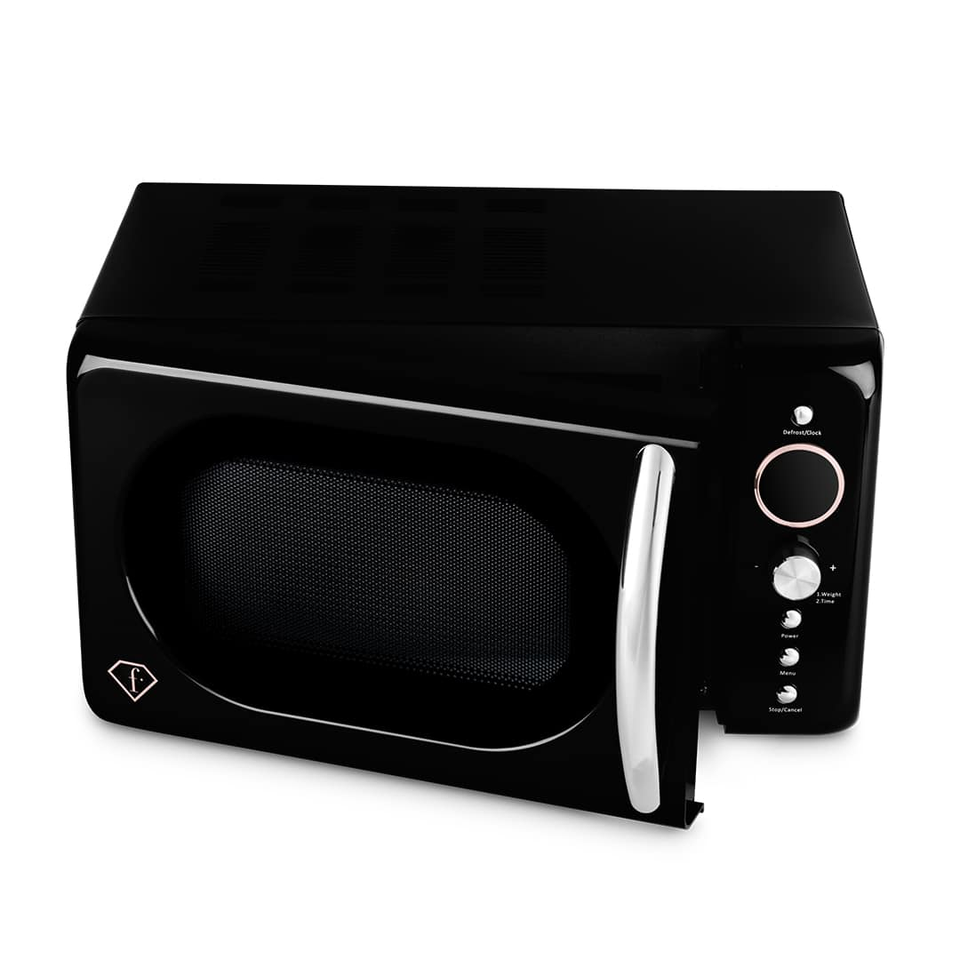 Digital Microwave Oven 20L – Black–Rose Gold | Fashion by Berlinger Haus | FTV0121