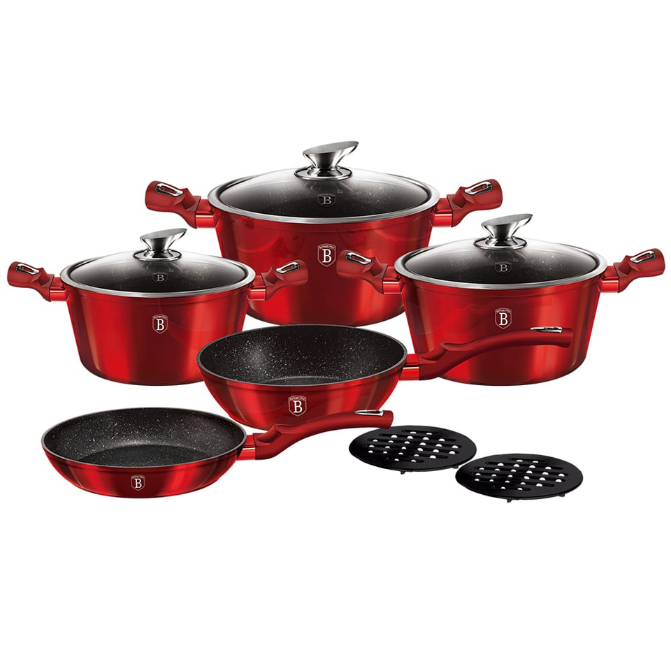 Luxury Kitchen Sets  Berlinger Haus BH/1222N Burgundy