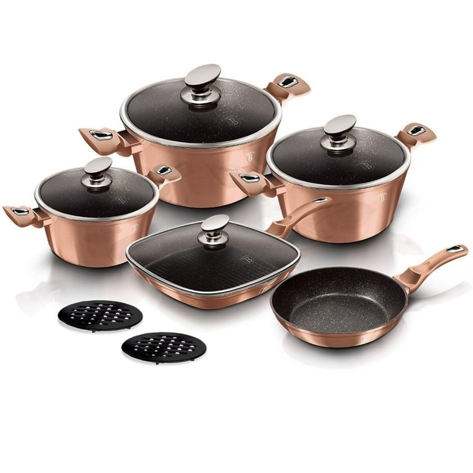 Cookware Set Berlinger Haus BH/6191 Rose Gold Collection