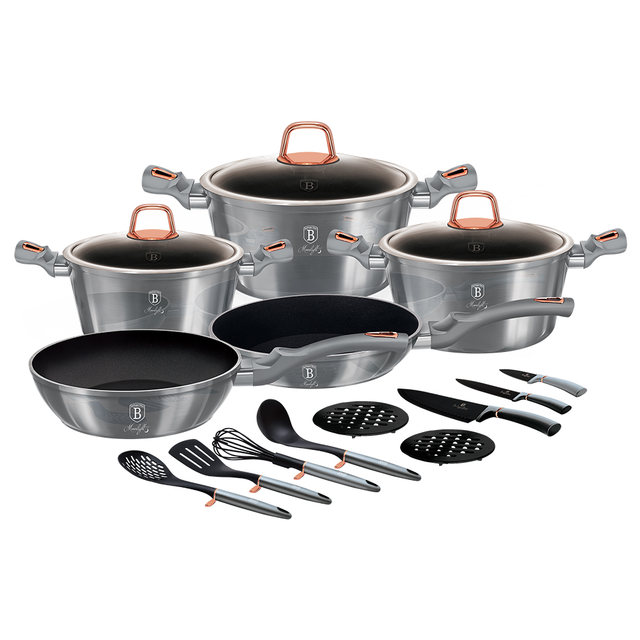 17-Piece Cookware Set Berlinger Haus BH-7044 Moonlight Edition