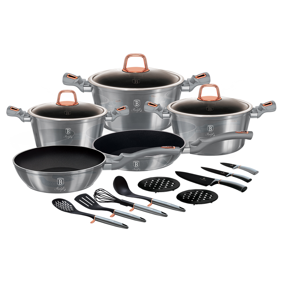 17-Piece Cookware Set Berlinger Haus BH-7044 Moonlight Edition