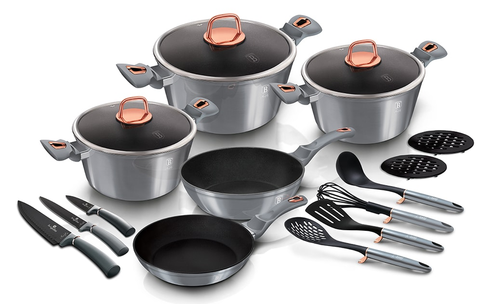 17-Piece Cookware Set Berlinger Haus BH-7044 Moonlight Edition