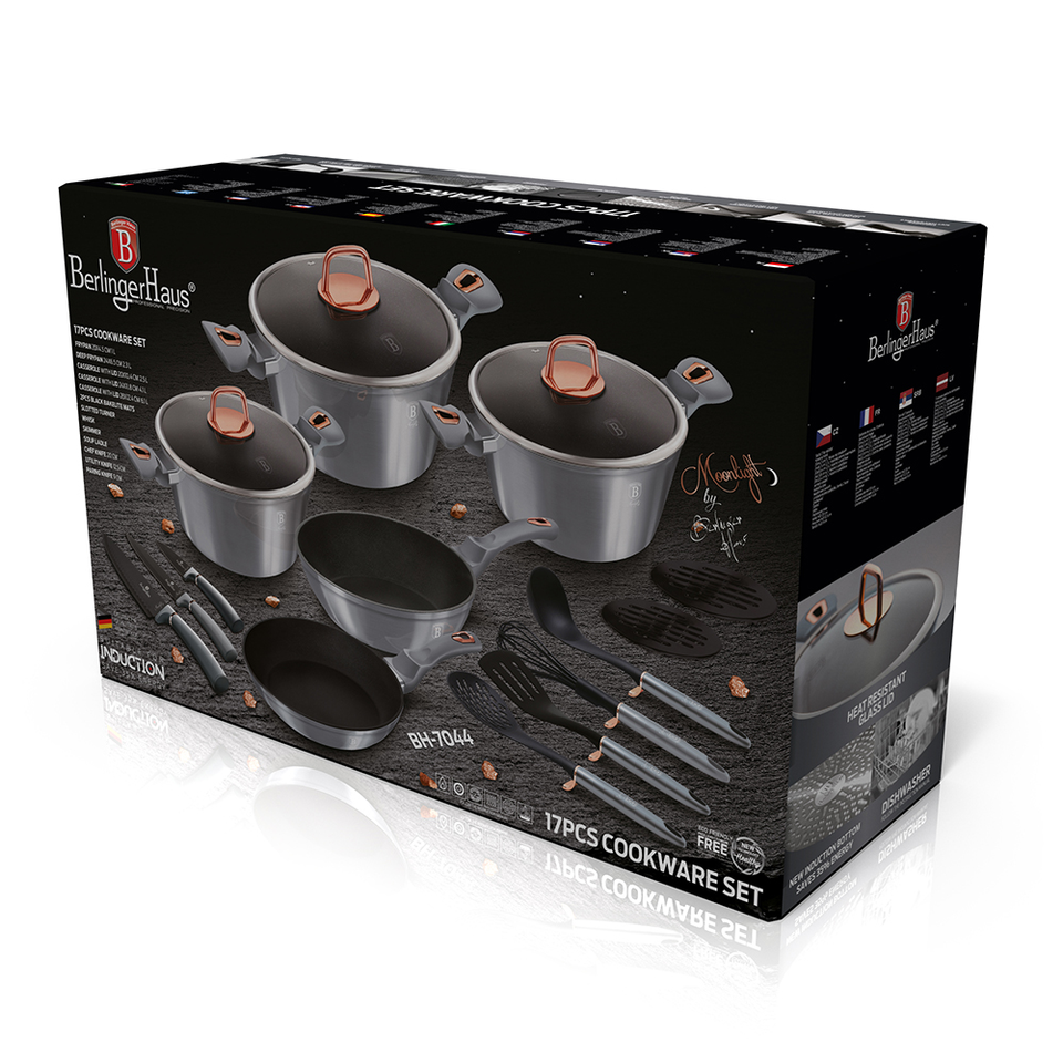 17-Piece Cookware Set Berlinger Haus BH-7044 Moonlight Edition