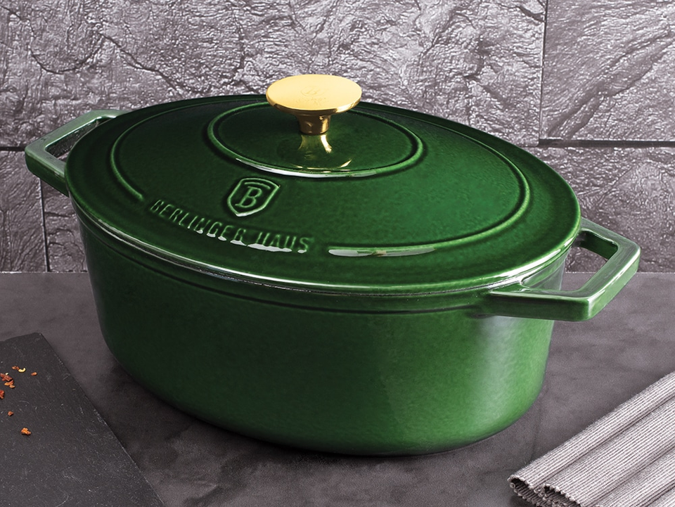Casserole 32 cm Cast Iron Berlinger Haus BH/6520 Emerald