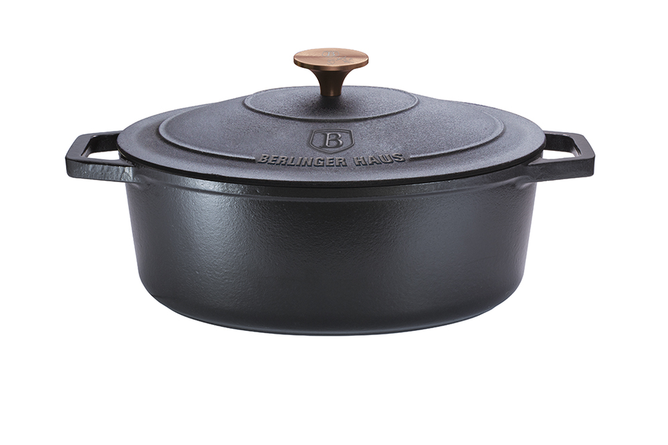Cast Iron Casserole 32 cm Berlinger Haus BH/6518 Black