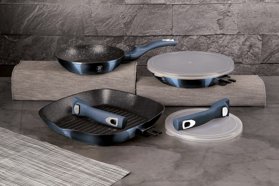 3-Piece Multi-Pan Set Set Berlinger Haus BH/7049 Aquamarine