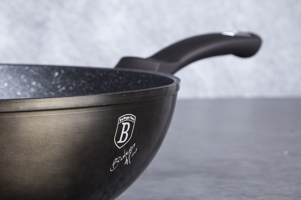 Asian cooking pan 28 cm Berlinger Haus BH-6610 Black
