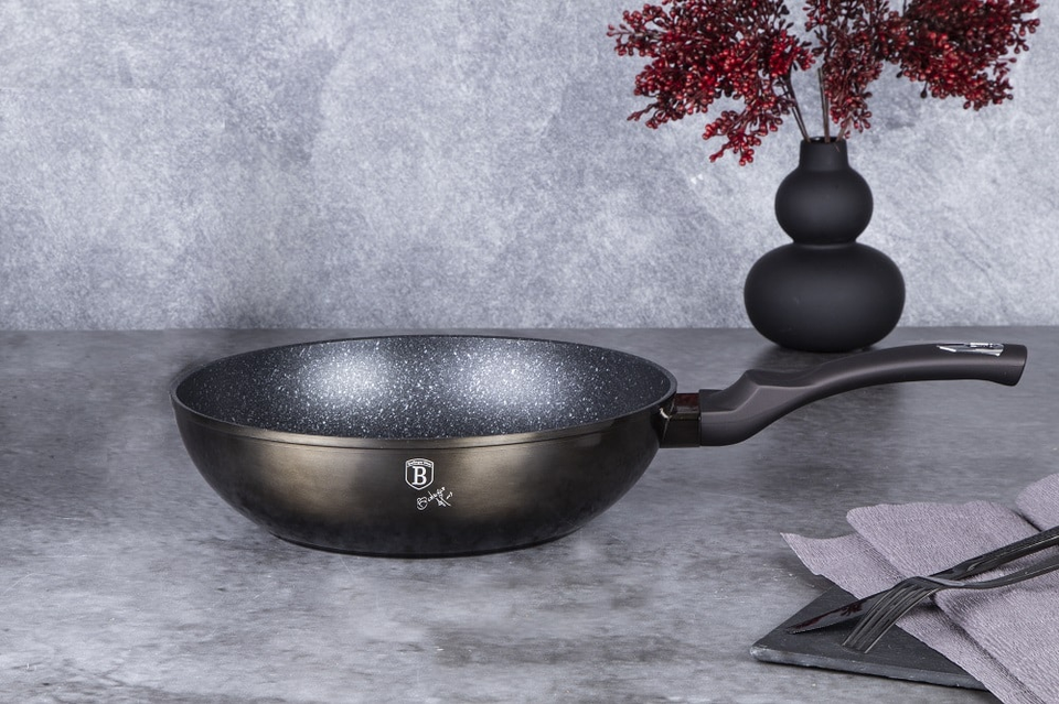 Asian cooking pan 28 cm Berlinger Haus BH-6610 Black