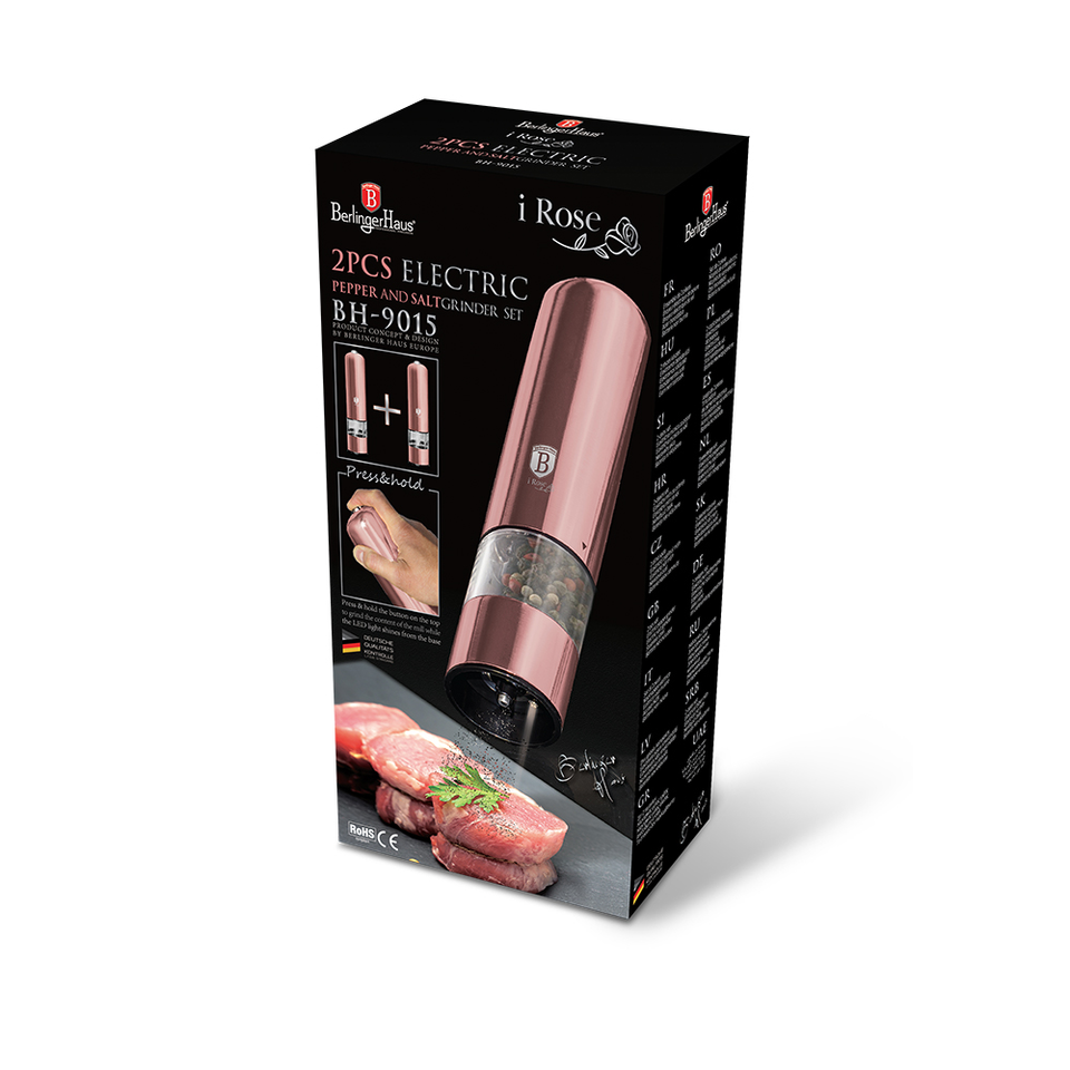 Electric Salt & Pepper Mill Set Berlinger Haus BH-9015