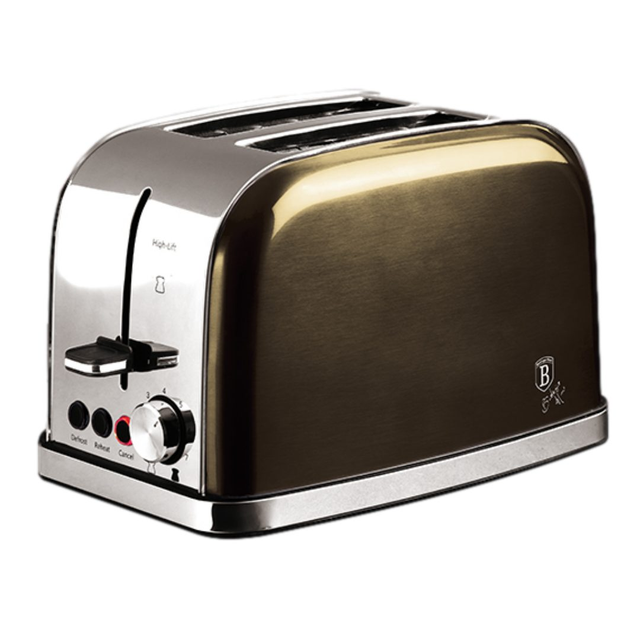 2-Slice Toaster Berlinger Haus BH-9395 Shiny Black Collection