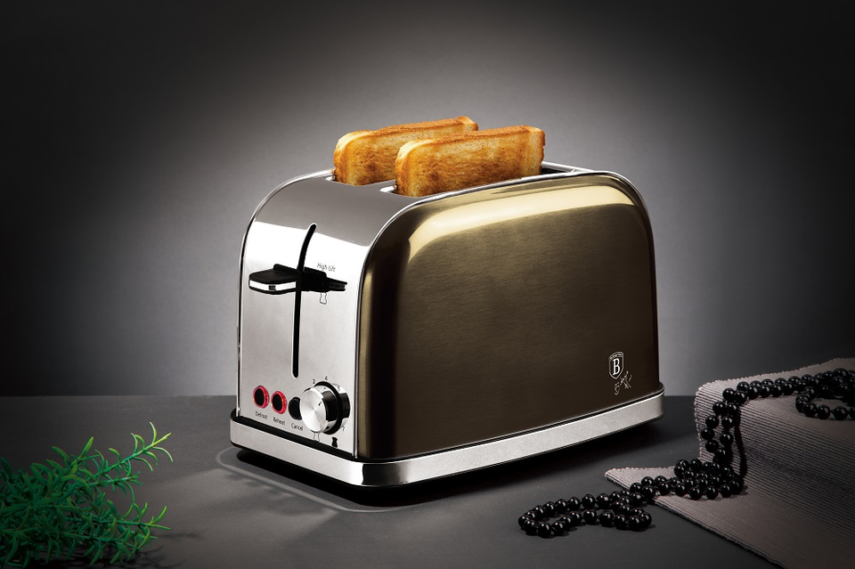 2-Slice Toaster Berlinger Haus BH9395 Shiny Black Collection