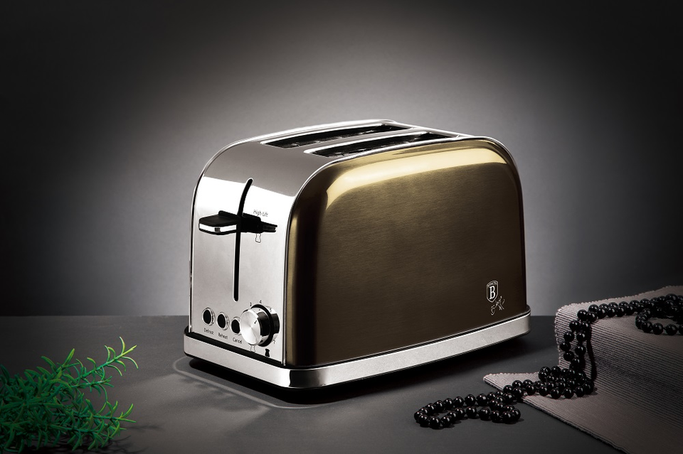 2-Slice Toaster Berlinger Haus BH9395 Shiny Black Collection