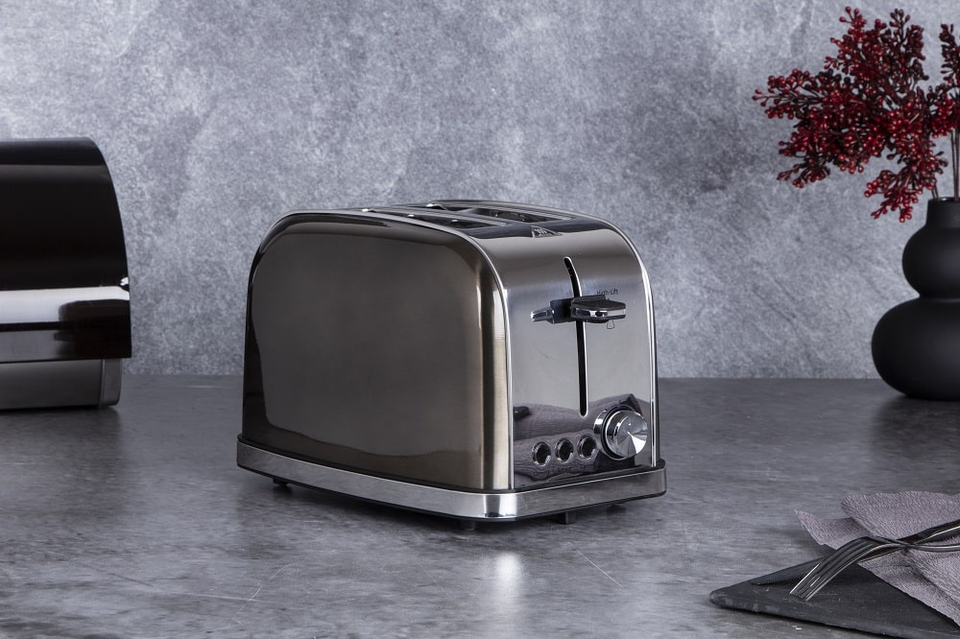 2-Slice Toaster Berlinger Haus BH9395 Shiny Black Collection