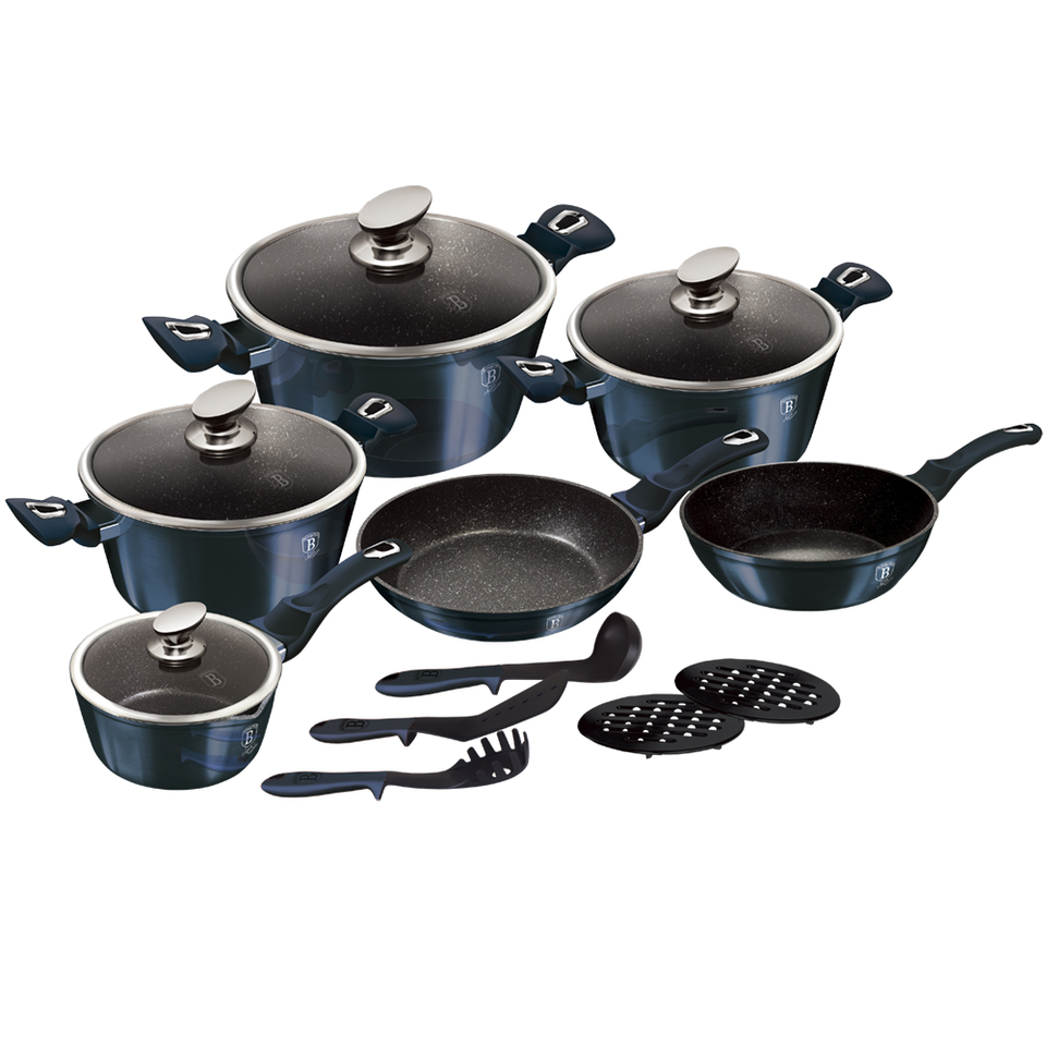 15-Piece Cookware Set Berlinger Haus BH-1885 Aquamarine Collection