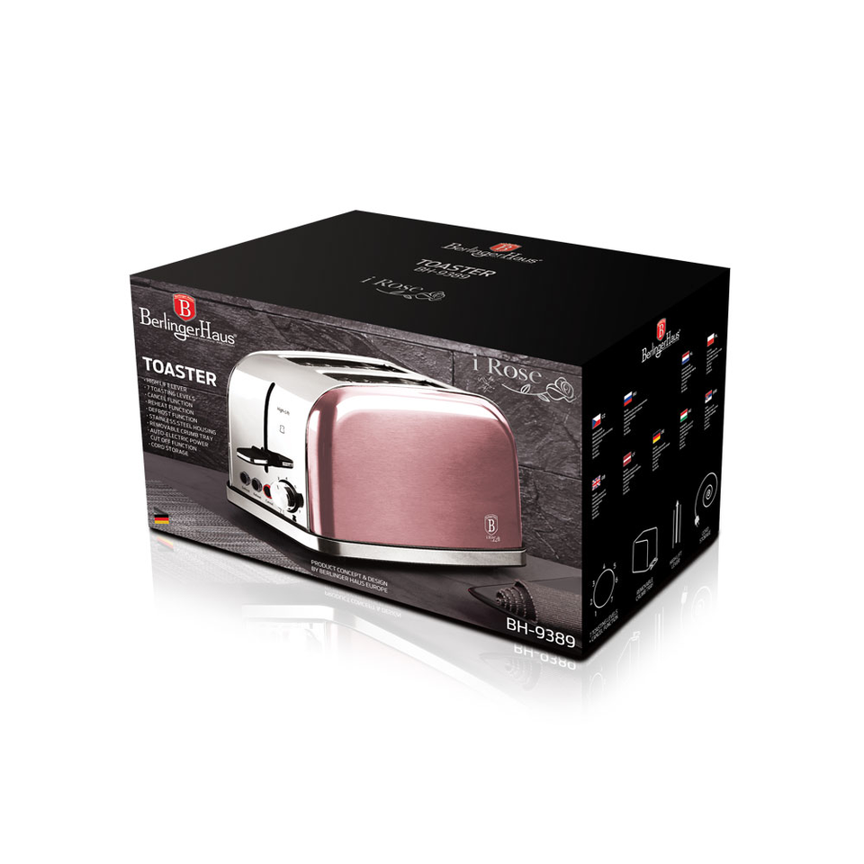2-Slice Toaster Berlinger Haus BH-9389 I-Rose Collection