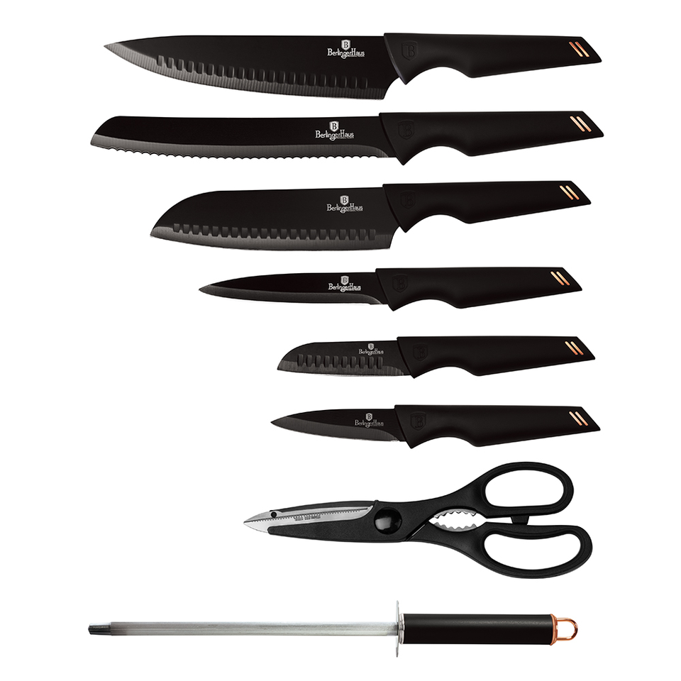 8-Piece Knife Set Berlinger Haus BH-2692 Black Rose Collection