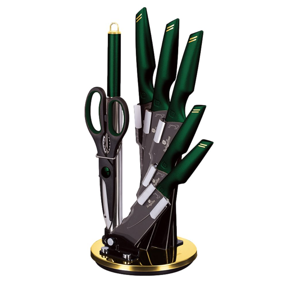 8-Piece Knife Set Berlinger Haus BH-2690 Emerald Collection
