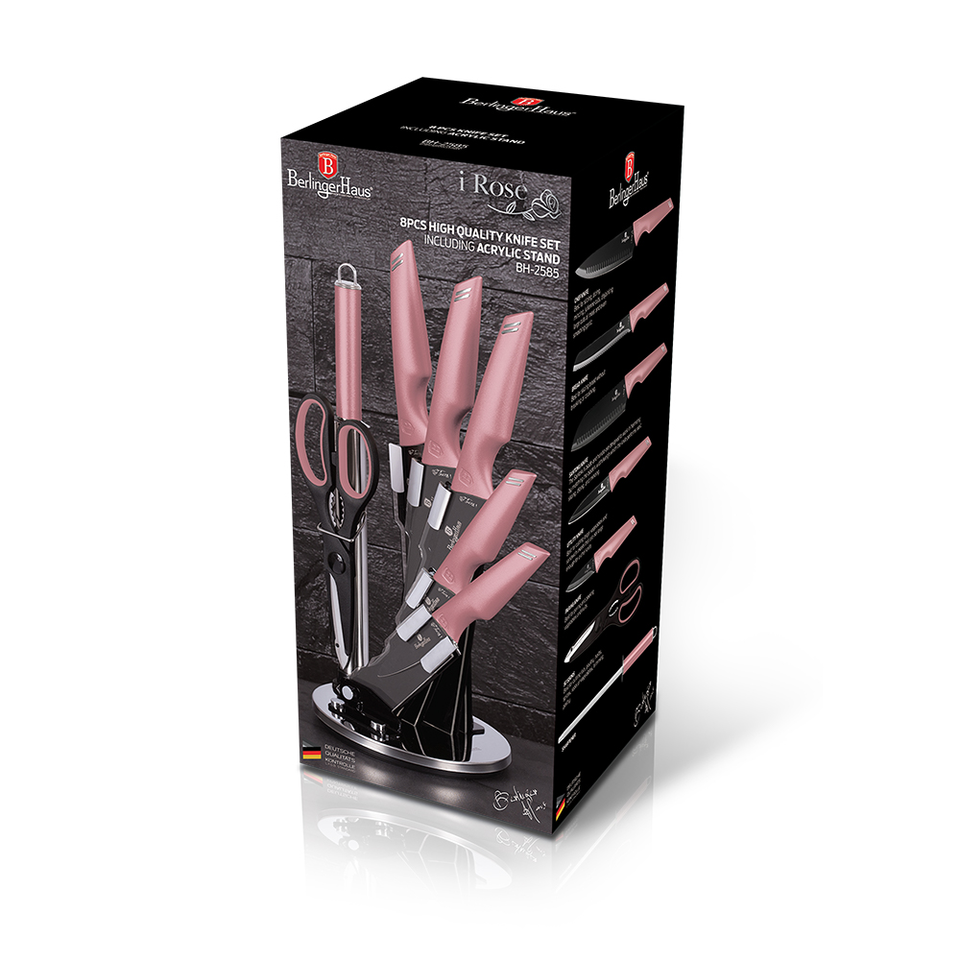 8-Piece Knife Set Berlinger Haus BH-2585 I-ROSE Collection