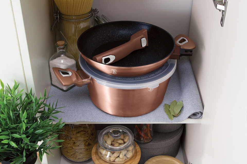 6-Non-Stick Cooking Utensils Berlinger Haus BH7051Rose Gold