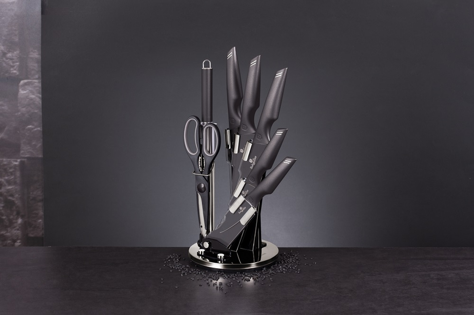 8-Piece Knife Set Berlinger Haus BH-2586 Carbon Collection