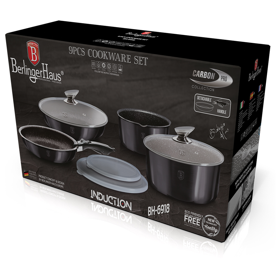 9-Piece Cookware Set Berlinger Haus BH 6918