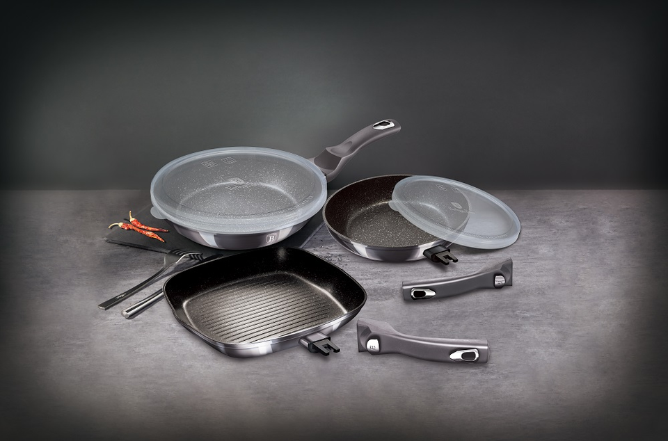 3-Piece Kitchen Pan Ensemble Berlinger Haus BH/7048