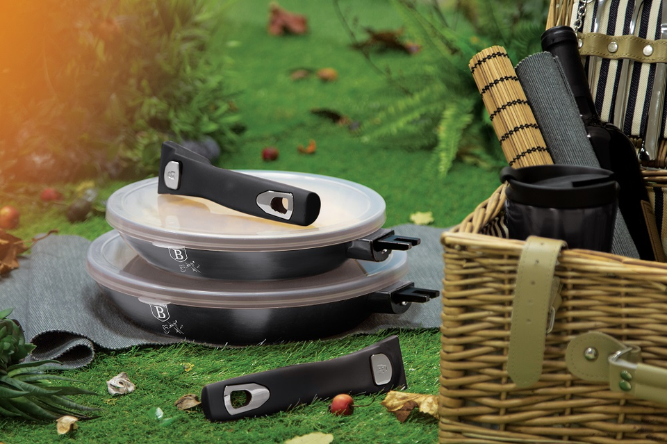 5-Piece Kitchen Pan Kit Berlinger Haus BH/7055 Carbon Pro