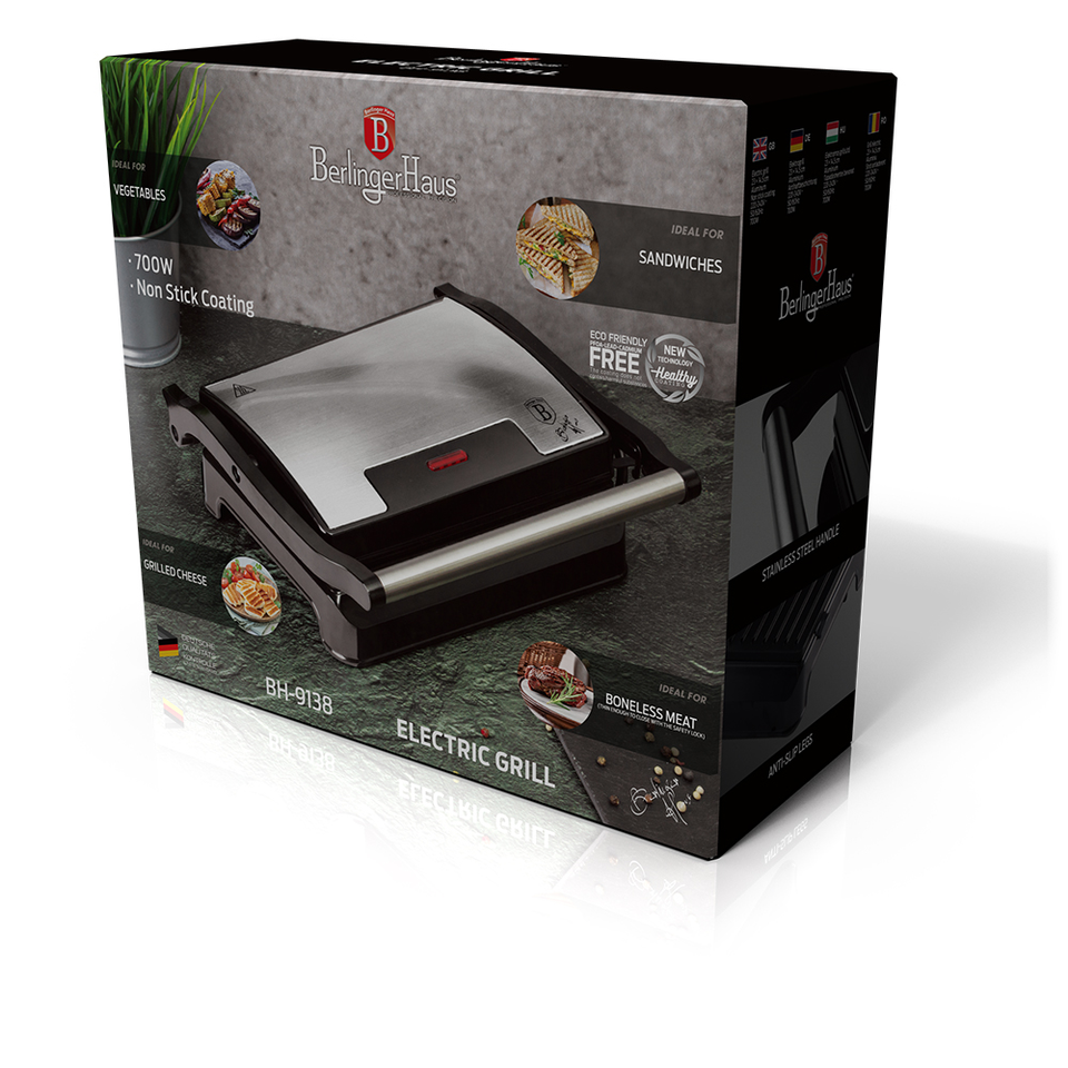 Electric Grill Berlinger Haus BH/9138 stainless steel