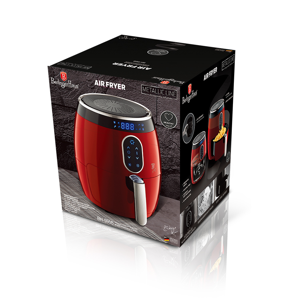 AIR FRYER BERLINGER HAUS BH/9168 BURGUNDY COLLECTION