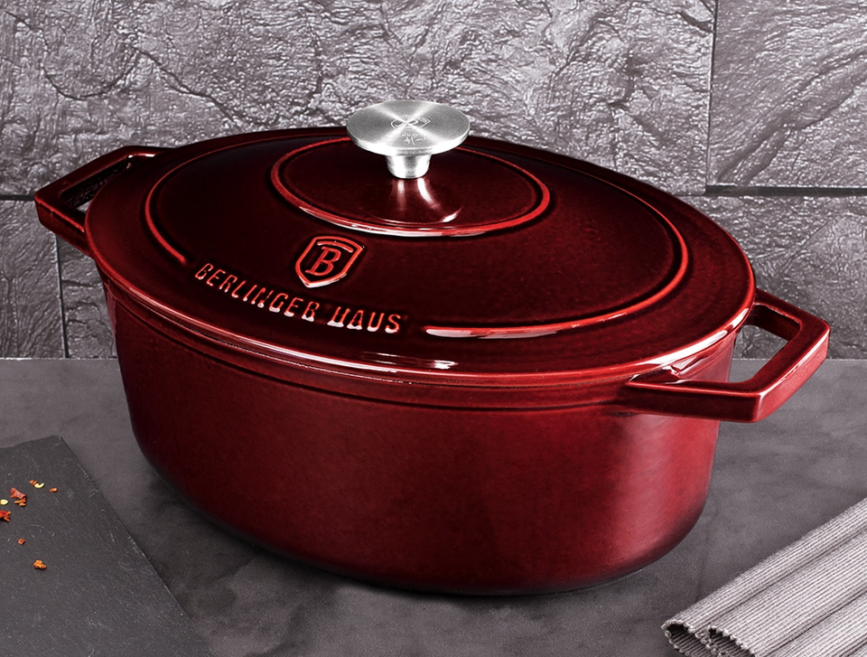 Cast iron Large Casserole  32 cm  Berlinger Haus BH/6519
