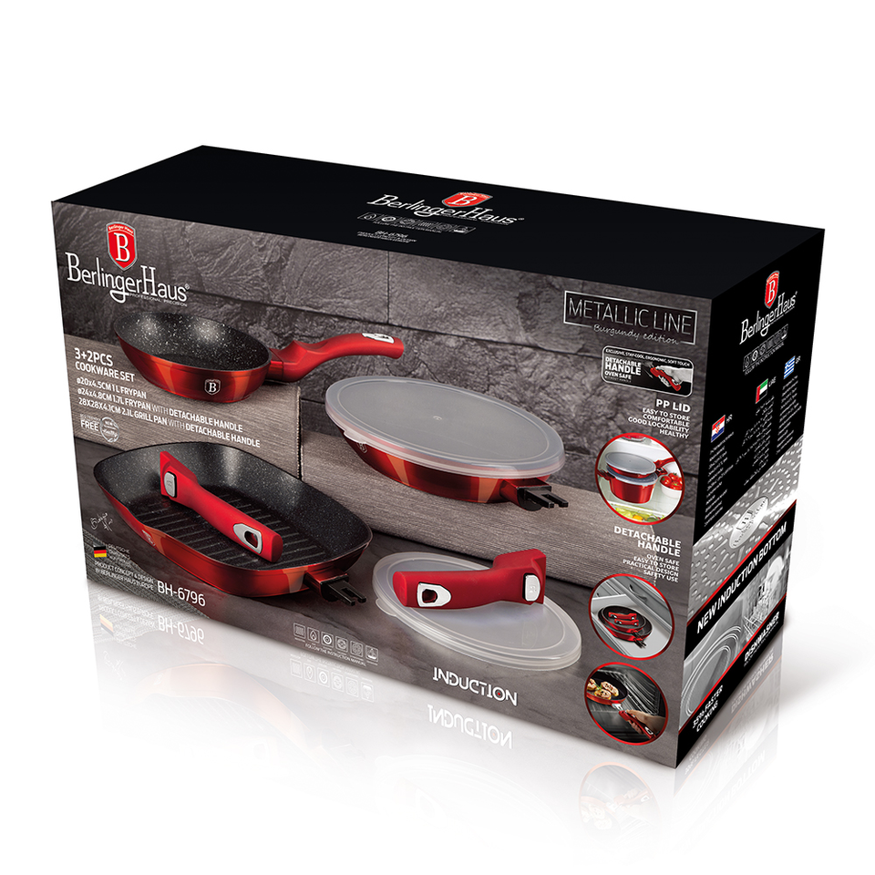 3-Piece Frying Pan Set Berlinger Haus BH/6796