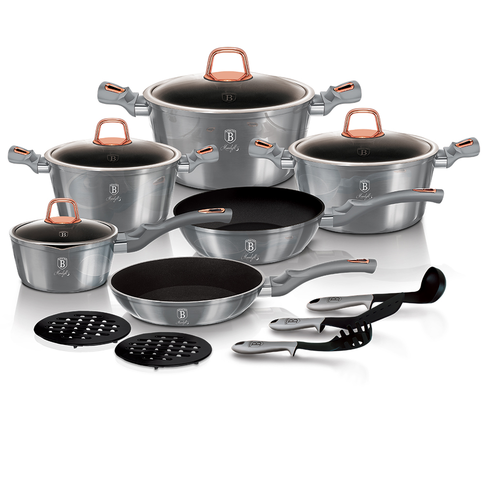 15-Piece Cookware Set Berlinger Haus BH/6022 Moonlight Collection