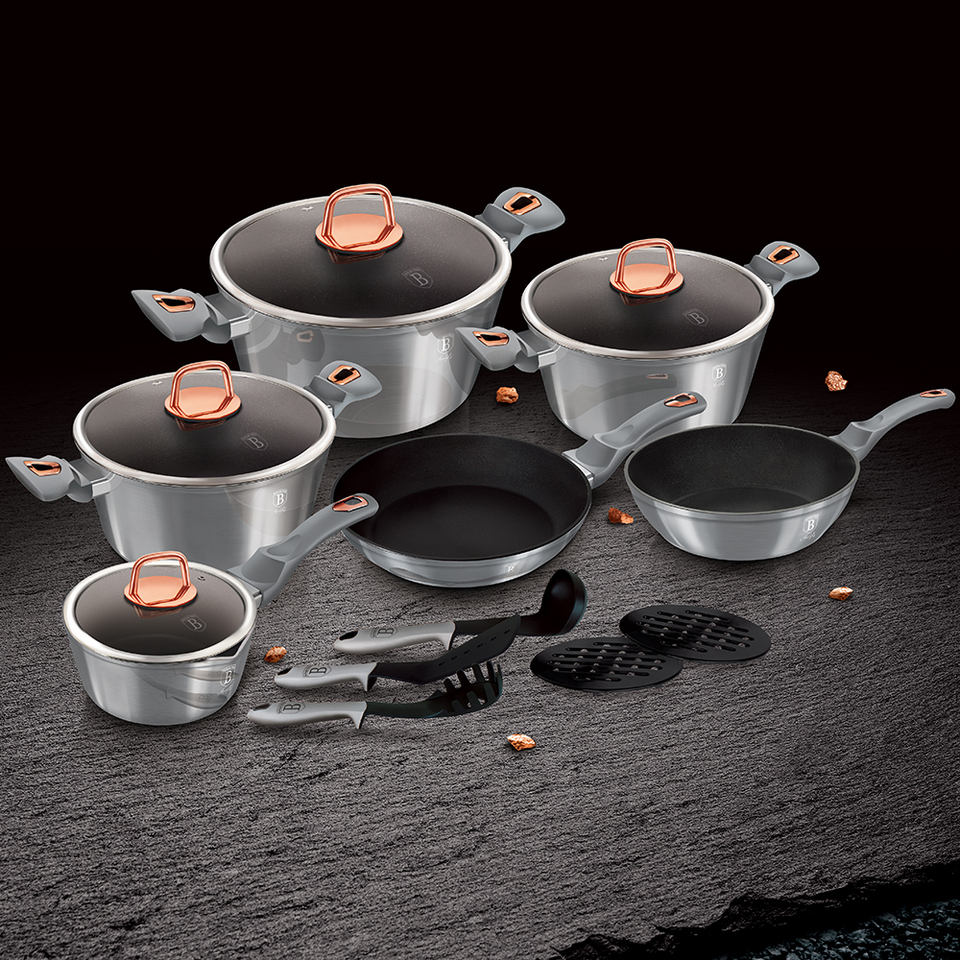 15-Piece Cookware Set Berlinger Haus BH/6022 Moonlight Collection