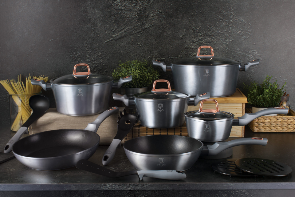 15-Piece Cookware Set Berlinger Haus BH/6022 Moonlight Collection