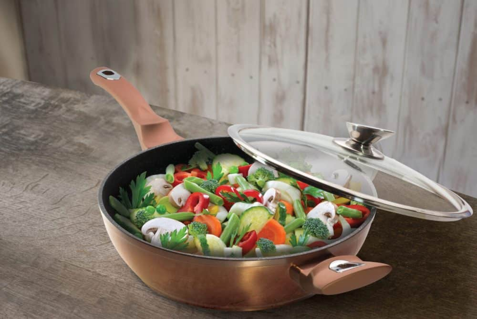 Deep Frypan 28 cm Berlinger Haus BH/1518 Rose Gold