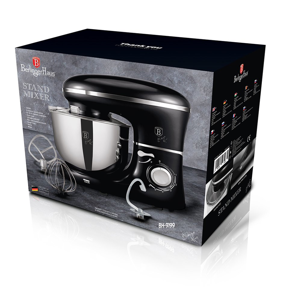 Planetary Mixer Berlinger Haus BH-9199 Black Silver Collection