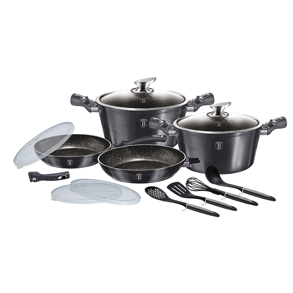 13-Piece Cookware Set Berlinger Haus BH-7059 Carbon Pro Collection