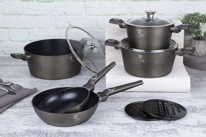 10-Piece Kitchen Cook Set Berlinger Haus BH-7773 Crystal