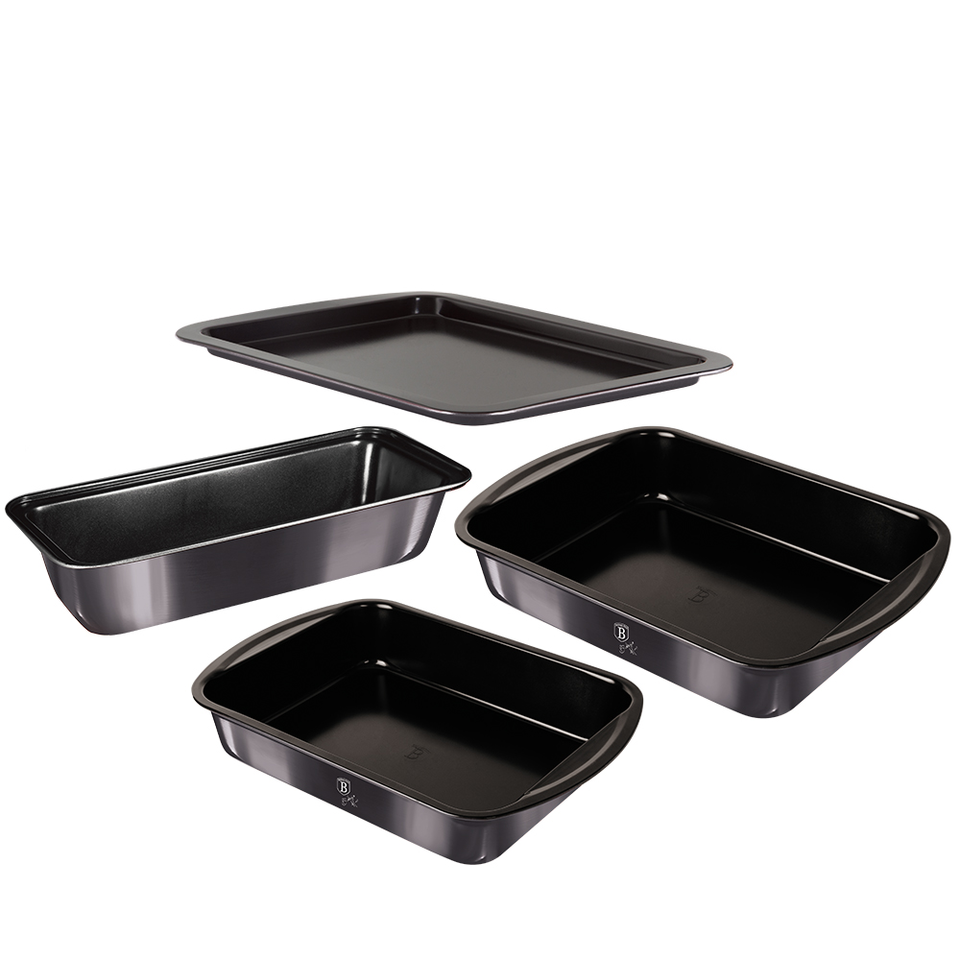 Set of 4 Baking Trays Berlinger Haus BH-7622 Carbon Pro Collection