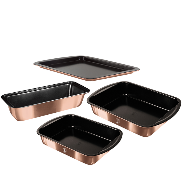 Set of 4 Baking Trays Berlinger Haus BH-7621 Rose Gold Collection