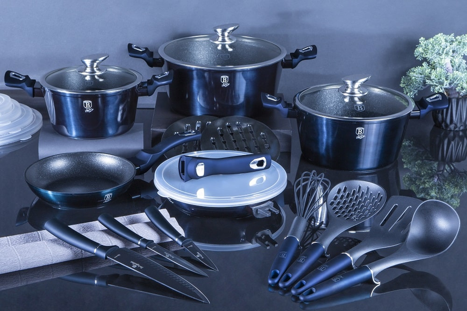 22-Piece Cookware Set Berlinger Haus BH-7183 Aquamarine